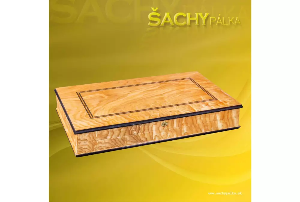 Elegancki włoski Backgammon Giglio Asla